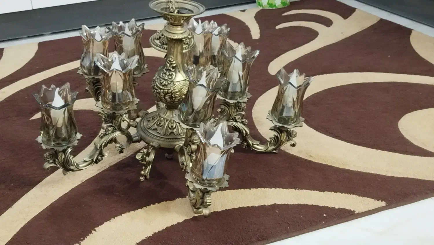 لوستر|لوستر و چراغ آویز|مشهد, کوشش|دیوار