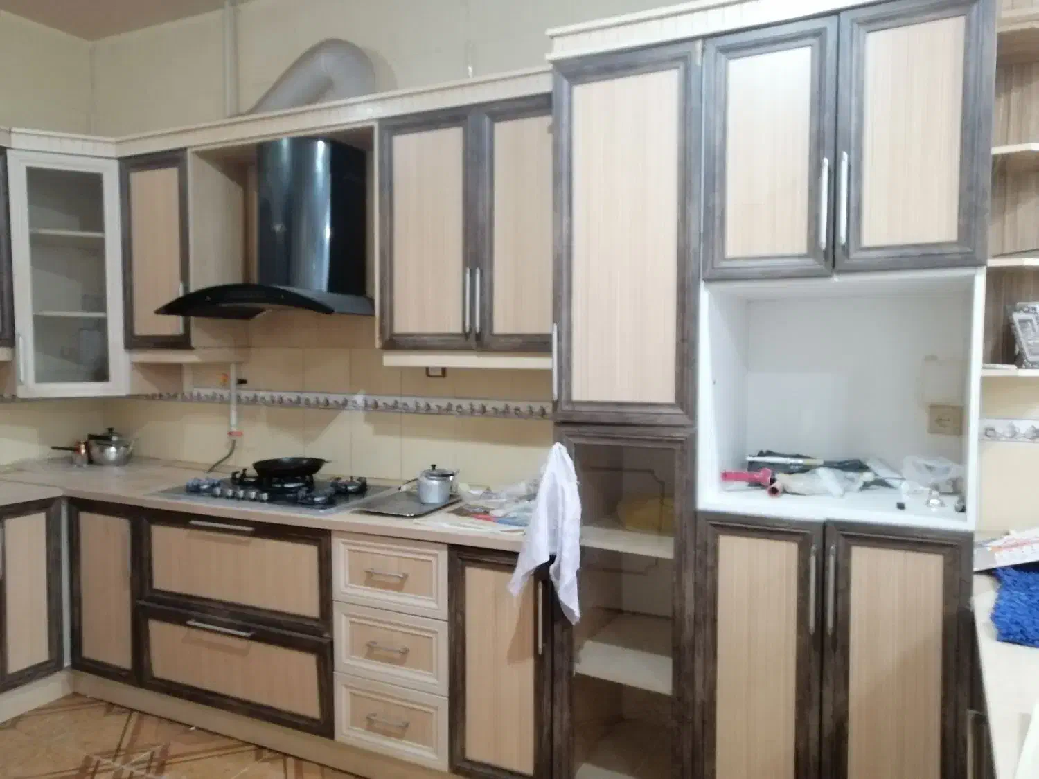 کابینتMDF تمیزوسینک درحدنو وتمیز|مصالح و تجهیزات ساختمان|دزفول, |دیوار