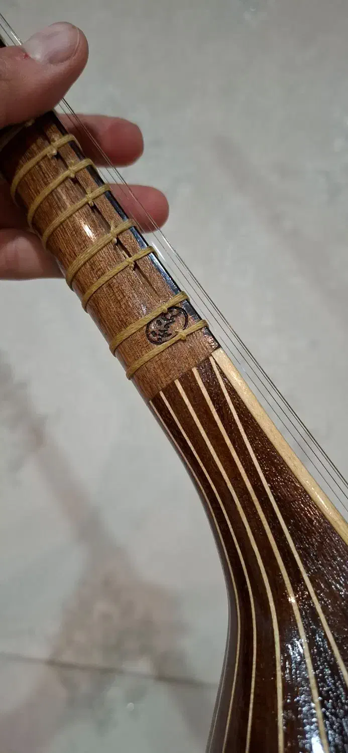 سه تار حرفه ای بوریایی|سازهای سنتی|رباطکریم, رباطکریم|دیوار