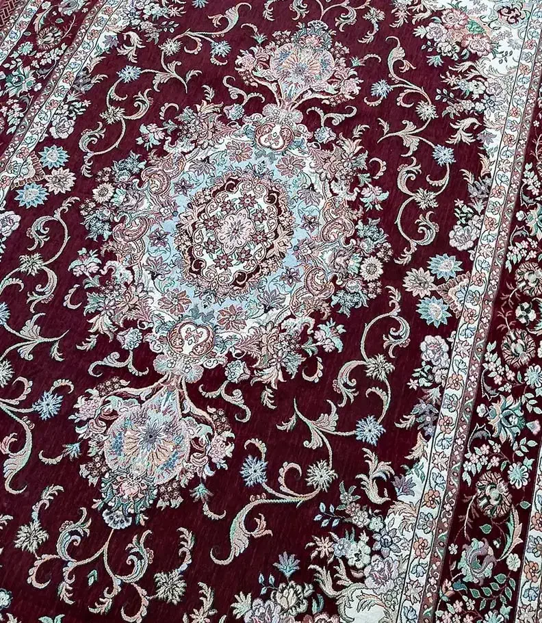 روفرشی مخمل زرشکی ۶ متری|روفرشی|قروه, |دیوار