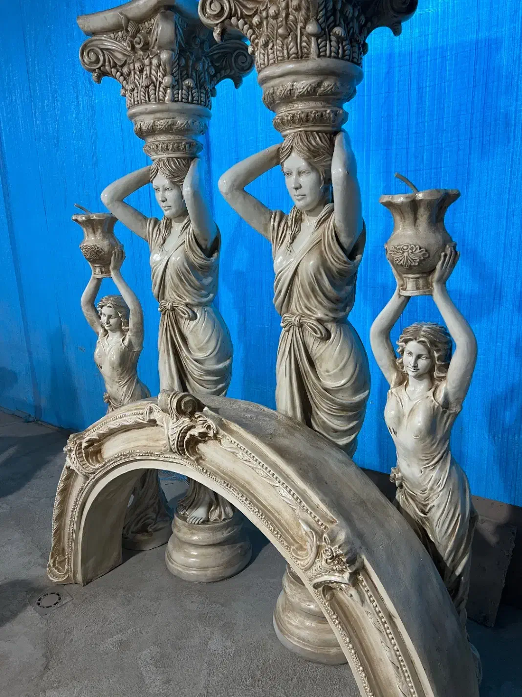 تندیس زیبا فرشته مجسمه فایبرگلاس|مجسمه، تندیس، ماکت|زاهدان, |دیوار