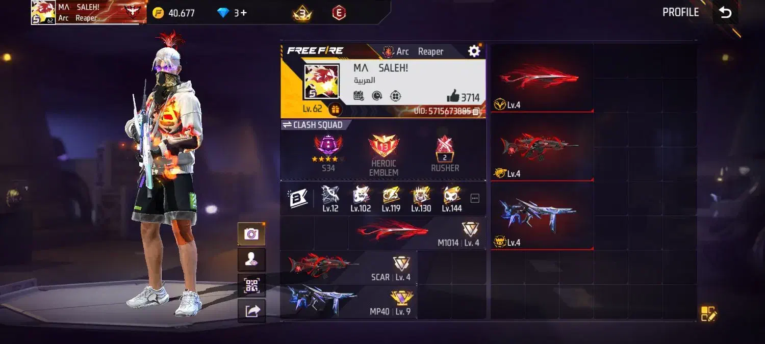 اکانت فری فایر|کنسول، بازی ویدئویی و آنلاین|قائم‌شهر, |دیوار