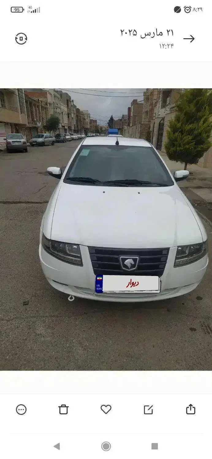 سمند سورن ای اف سون 1401فول|خودرو سواری و وانت|پارسآباد, |دیوار