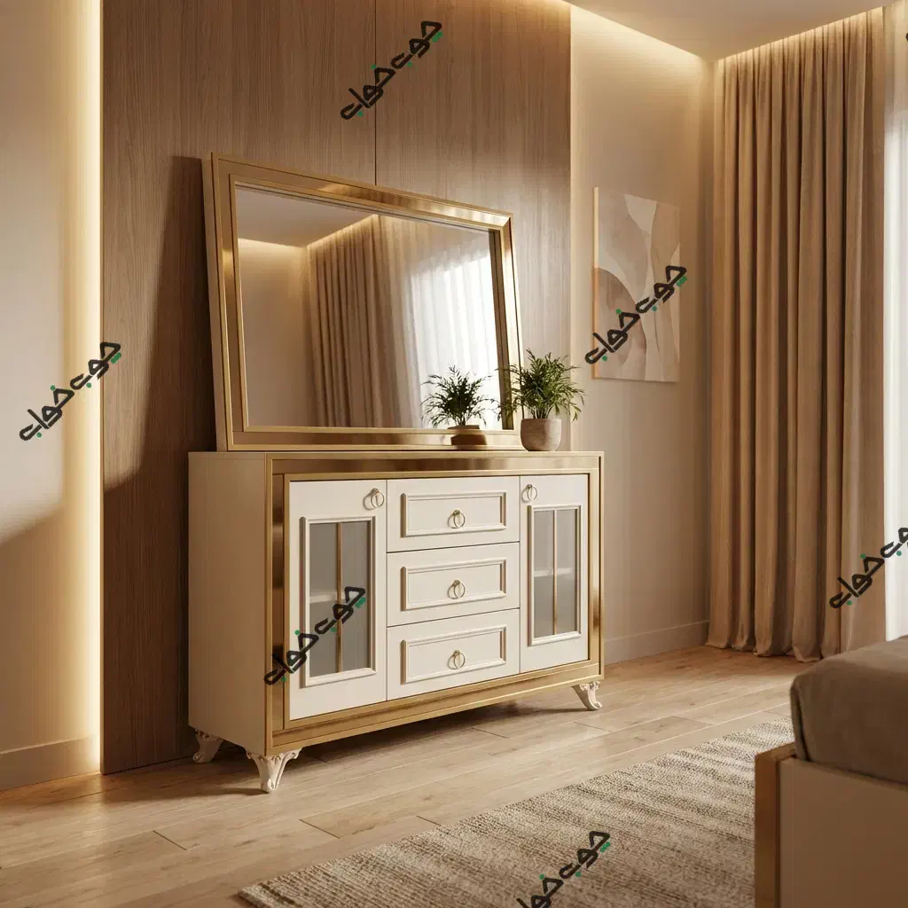 سرویس خواب آرمیتاژ تخت دو نفره تشک تخت خواب|تخت و سرویس خواب|مشهد, گرجی علیا|دیوار