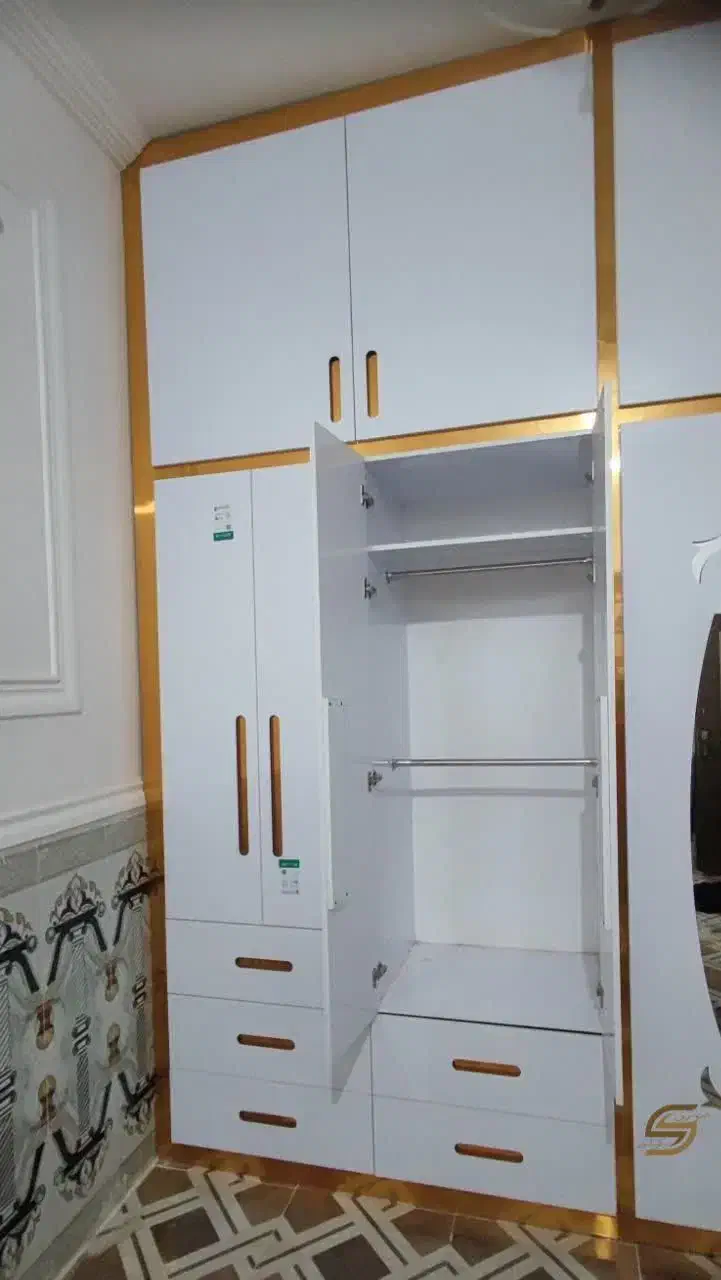 کمد دیواری دستگیره مدرن|جاکفشی، کمد، دراور|زاهدان, |دیوار