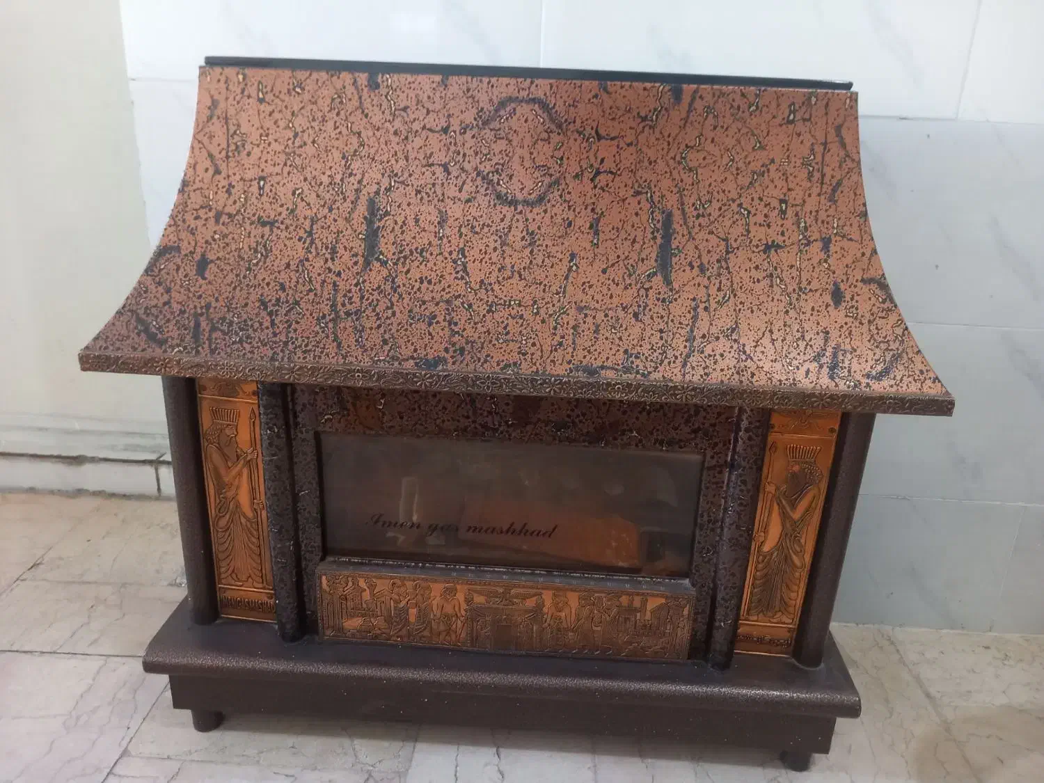 بخاری شومینه ۱۸۰۰۰بزرگ|بخاری، هیتر، شومینه|مشکیندشت, |دیوار