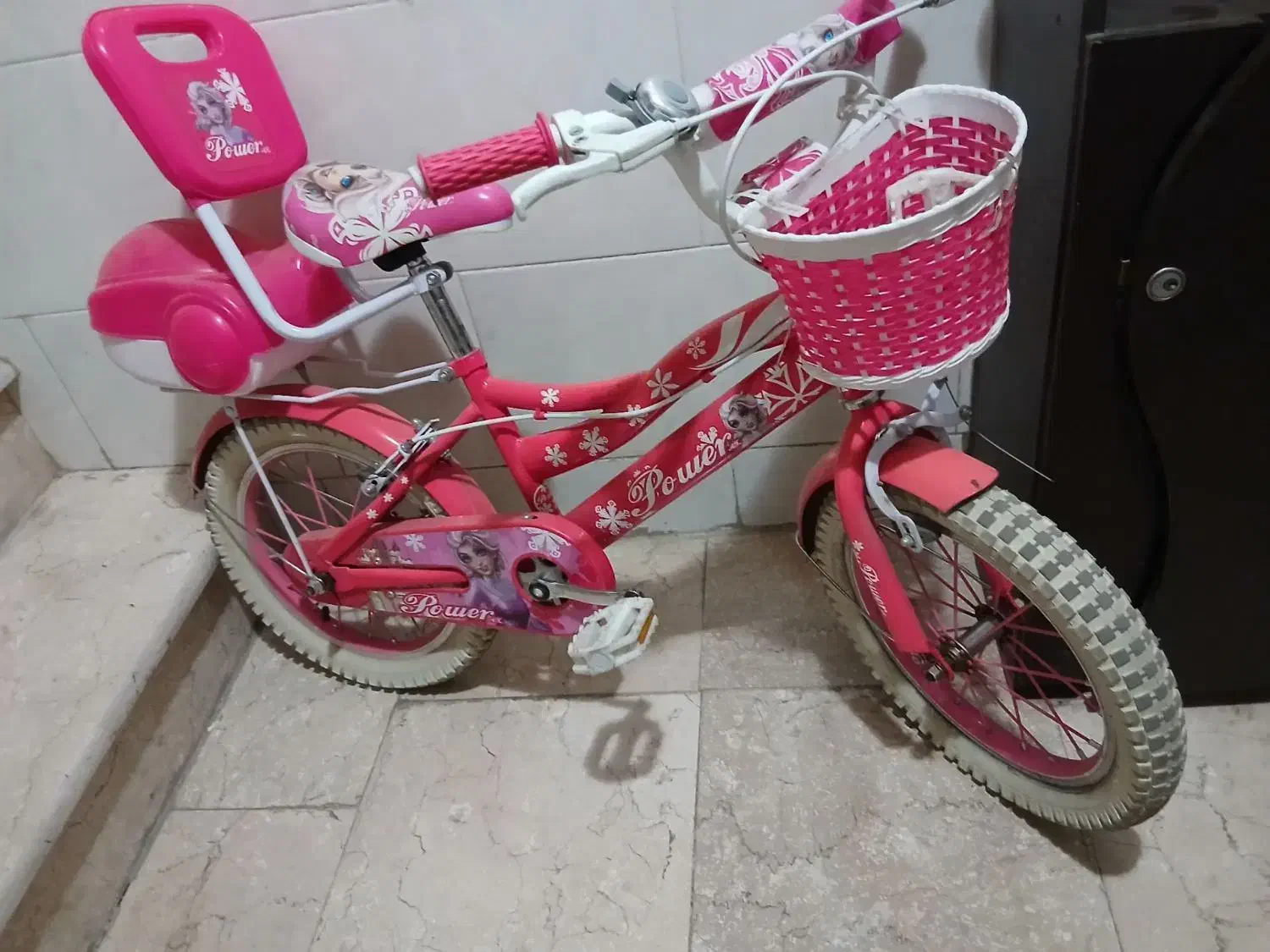 دوچرخه دخترانه صورتی رنگ|دوچرخه، اسکیت، اسکوتر|تهران, خزانه|دیوار