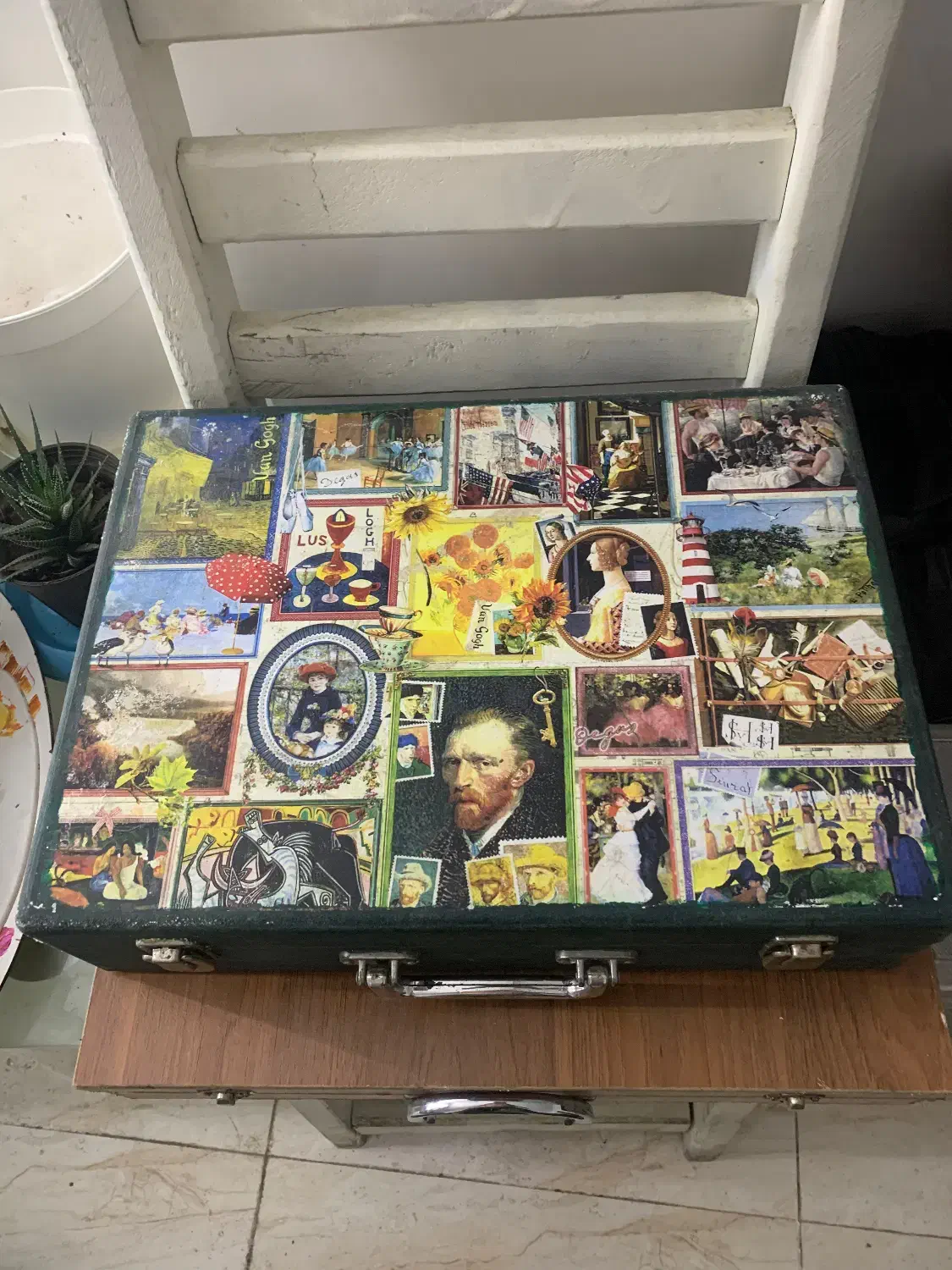 چمدان رنگ نقاشی|کلکسیون و سرگرمی|لنگرود, |دیوار