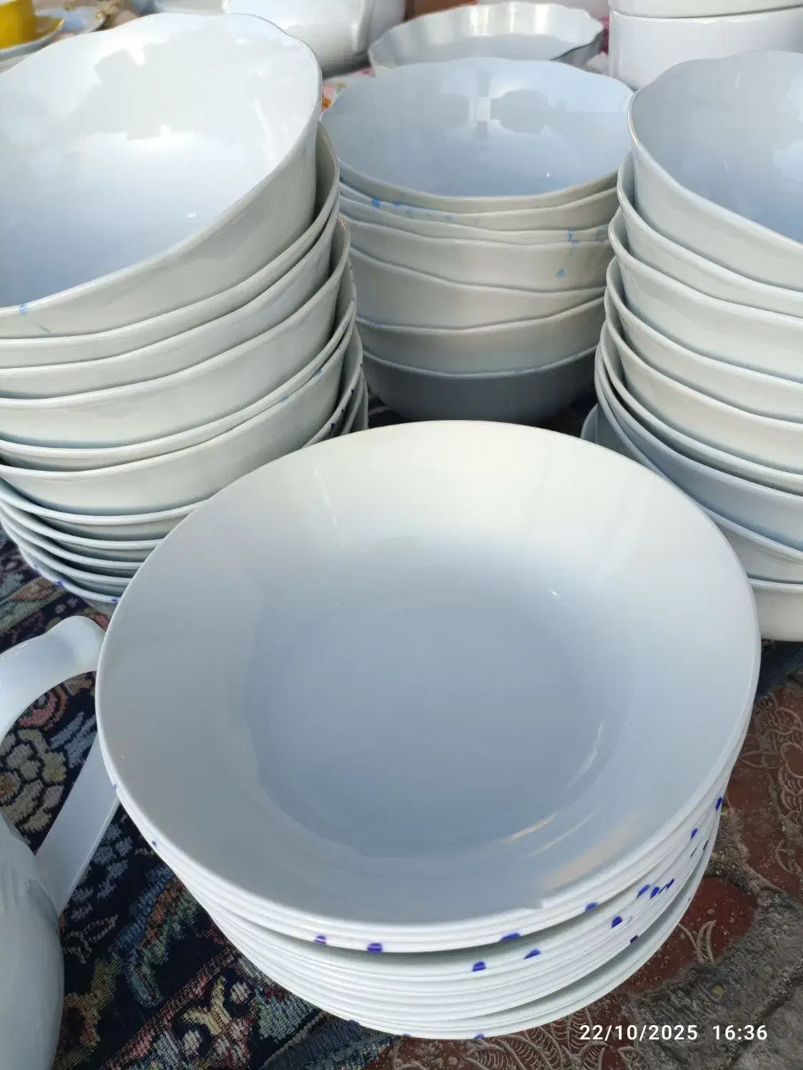 بشقاب وکاسه تک نفره چینی دونه ایی 45|ظروف سرو و پذیرایی|بندر ماهشهر, |دیوار