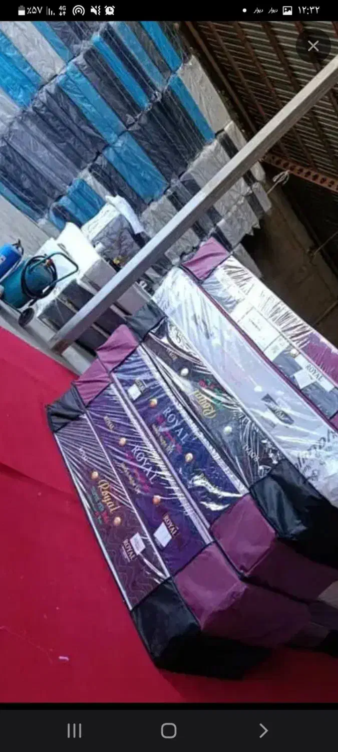 تشک فنر دوبل تقویتی (حمل رایگان)|تشک تختخواب|مشکین‌دشت, |دیوار