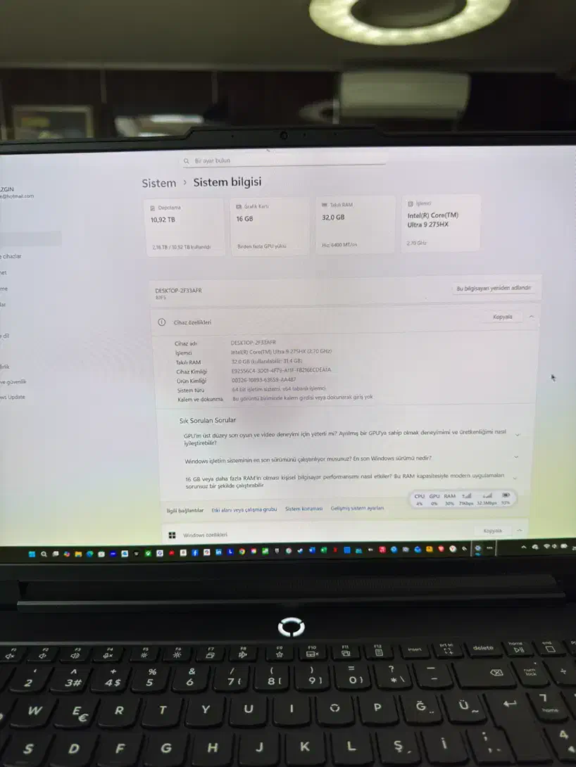 Lenovo legion pro 7|رایانه همراه|تبریز, |دیوار
