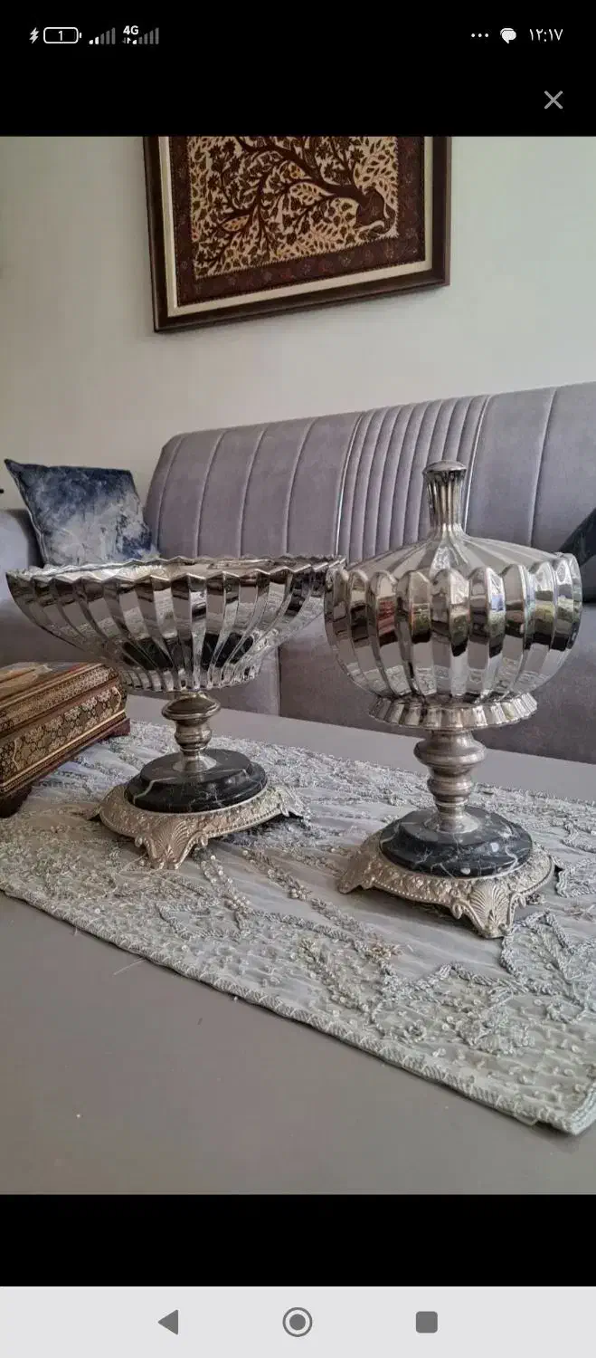 شکلات خوری و میوه خوری آنتیک|ظروف سرو و پذیرایی|نیشابور, هفده شهریور|دیوار