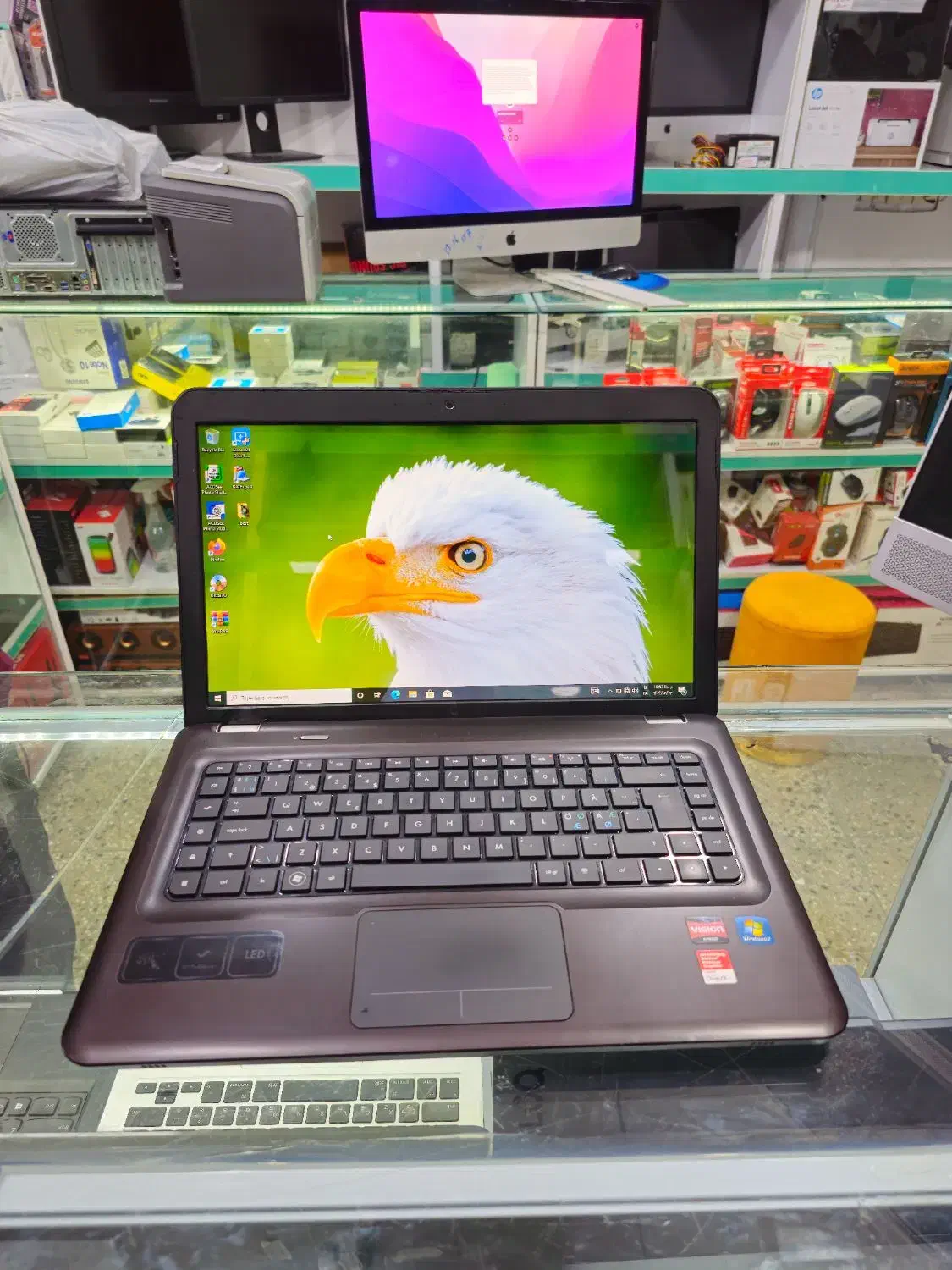 لپتاپ زیبای اقتصادی مارک HP رم ۸ هارد 240 SSD|رایانه همراه|یاسوج, |دیوار