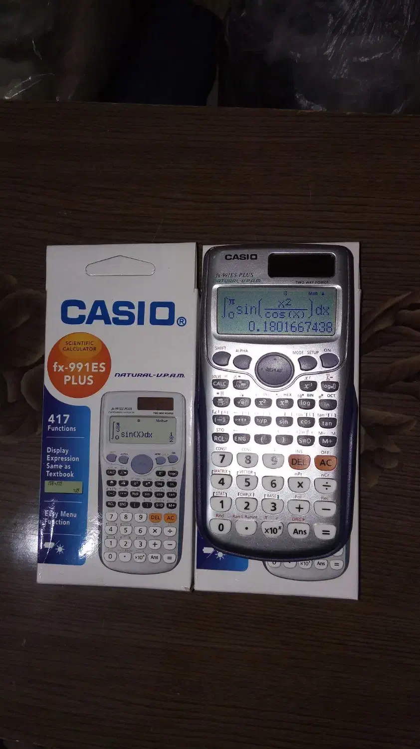 ماشین حساب مهندسی کاسیو 991es plus آکبند|لوازم التحریر|کاشان, دانشگاه کاشان|دیوار