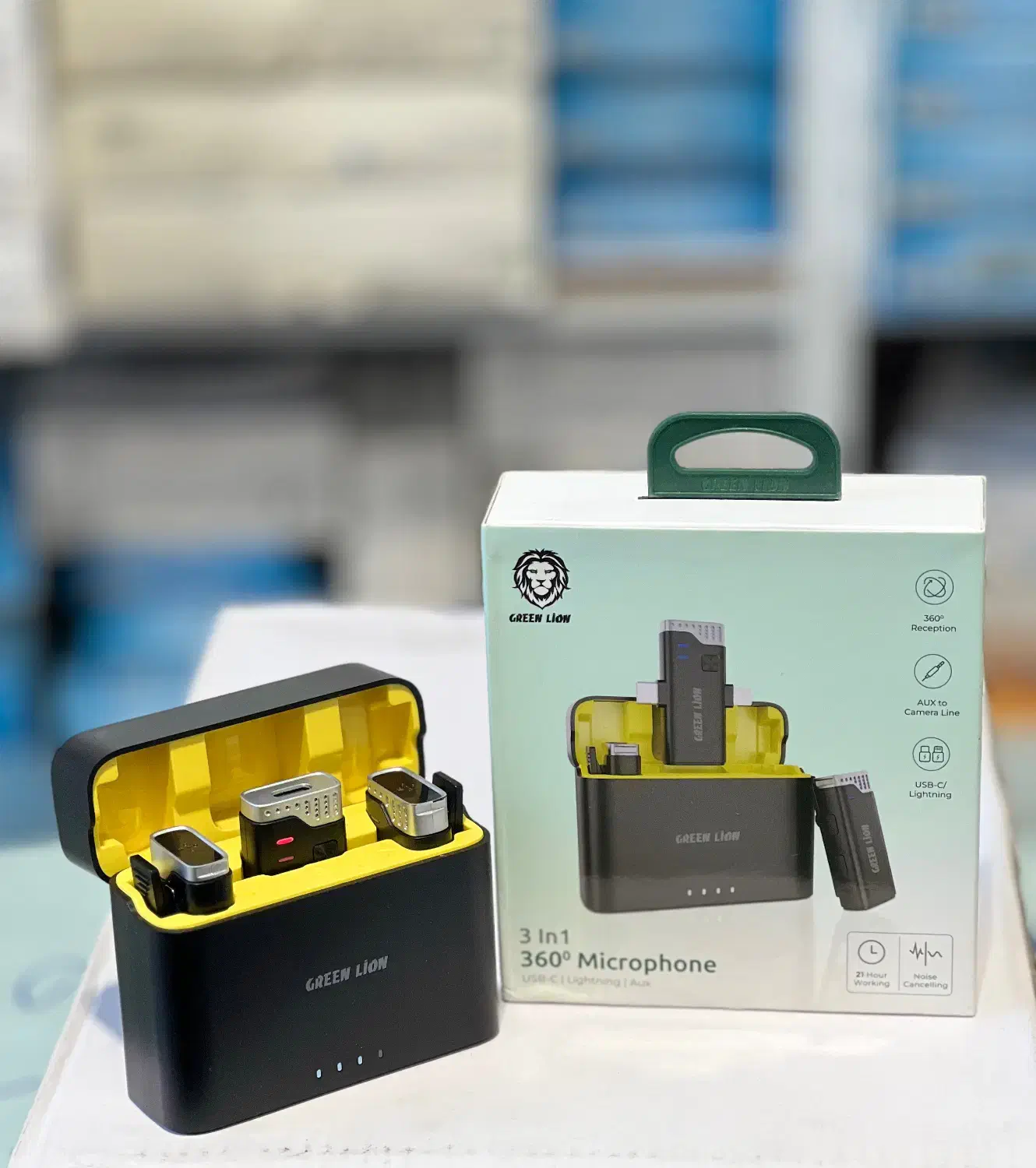 میکروفون گرین لاینGreenlion(3in1)|صوتی و تصویری|تبریز, |دیوار