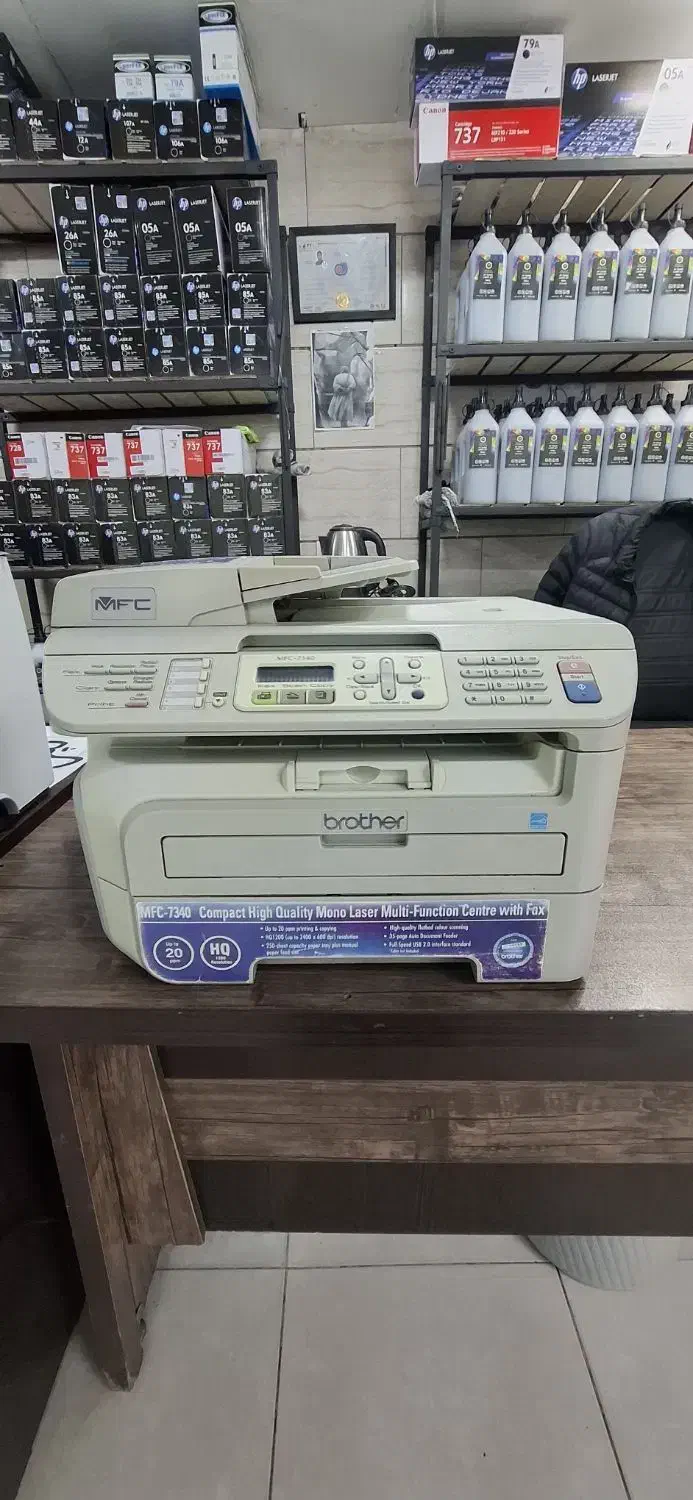 برادر ۷۳۴۰ پرینتر ۳ کاره|پرینتر، اسکنر، کپی، فکس|تهران, شمیراننو|دیوار