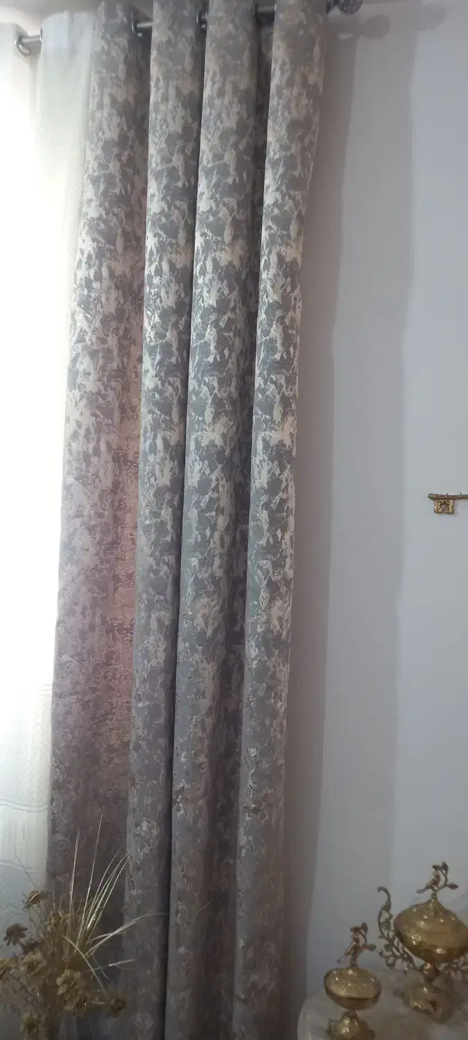 دو عدد والن نو مخمل پتینه|پرده، رانر، رومیزی|مشگین شهر, |دیوار