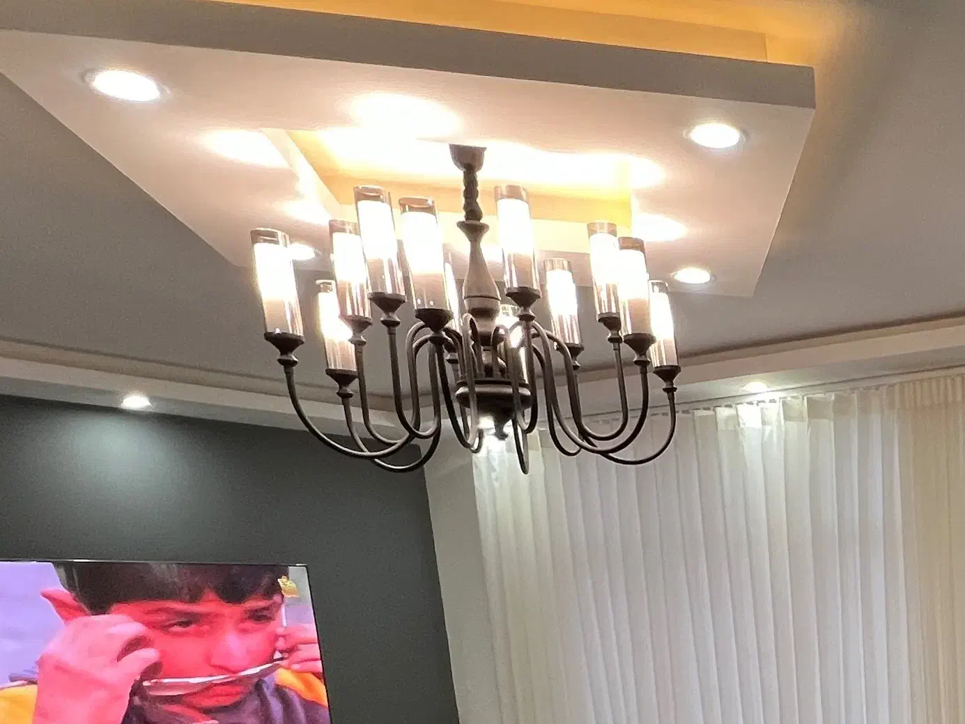 لوستر|لوستر و چراغ آویز|رشت, جانبازان|دیوار