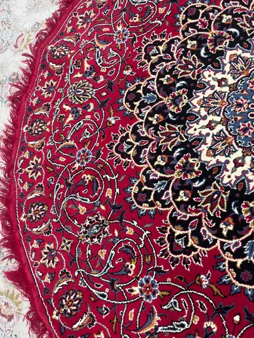 فرش گرد سه متری سالم|فرش|نسیم‌شهر, |دیوار