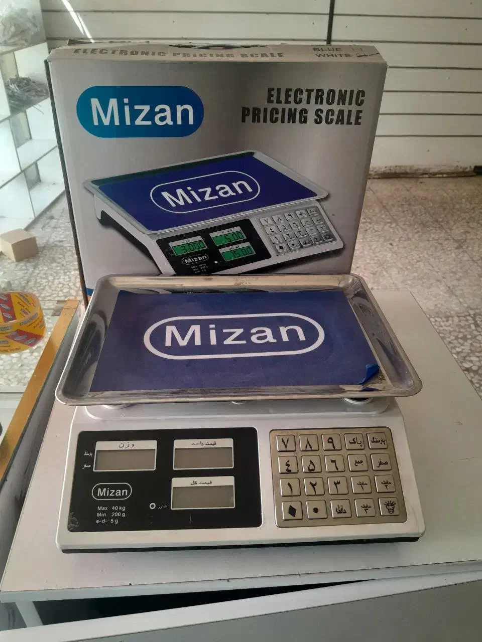 ترازو رومیزی ۴۰ کیلویی از برند. MIZAN|فروشگاه و مغازه|رشت, پاستوریزه|دیوار