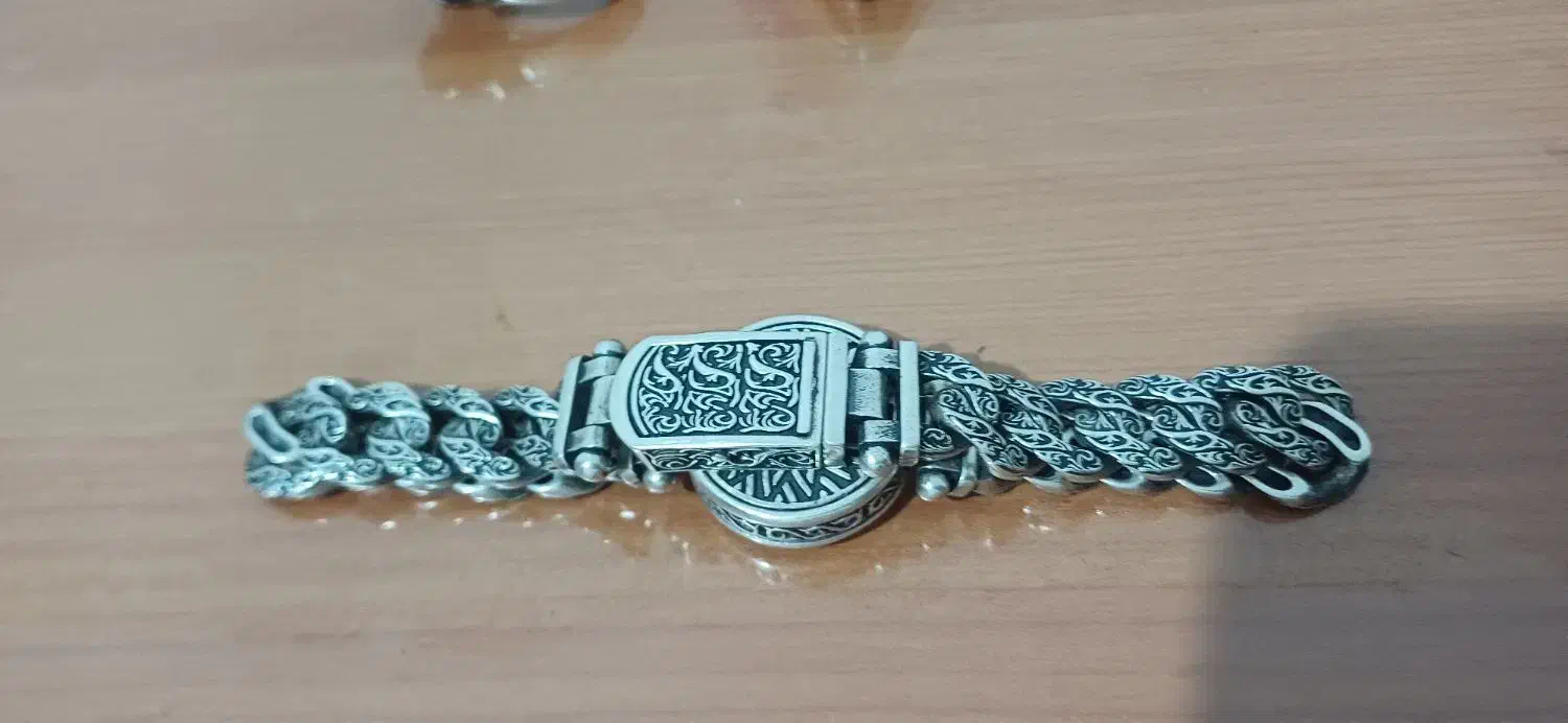 دستبند نقره دست ساز حسبی الله درجه یک|جواهرات|ارومیه, |دیوار