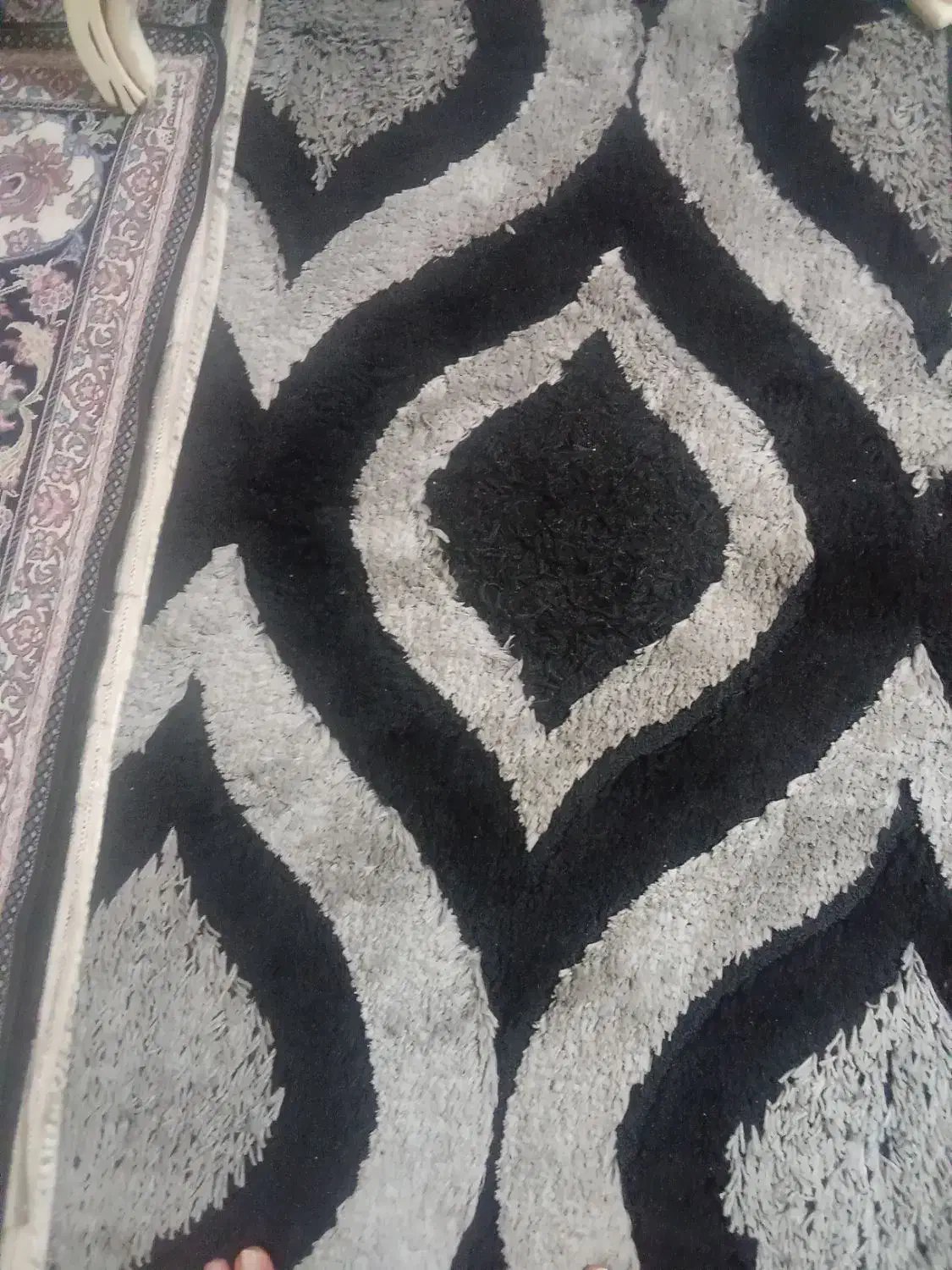 فرش چهار متری فانتزی سالم تمیز|فرش|ملارد, |دیوار