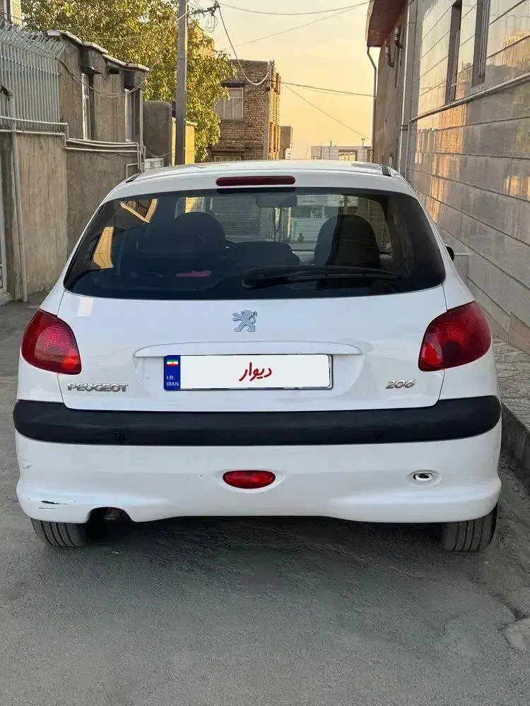 206تیپ دو بی رنگ95|خودرو سواری و وانت|کرمانشاه, |دیوار