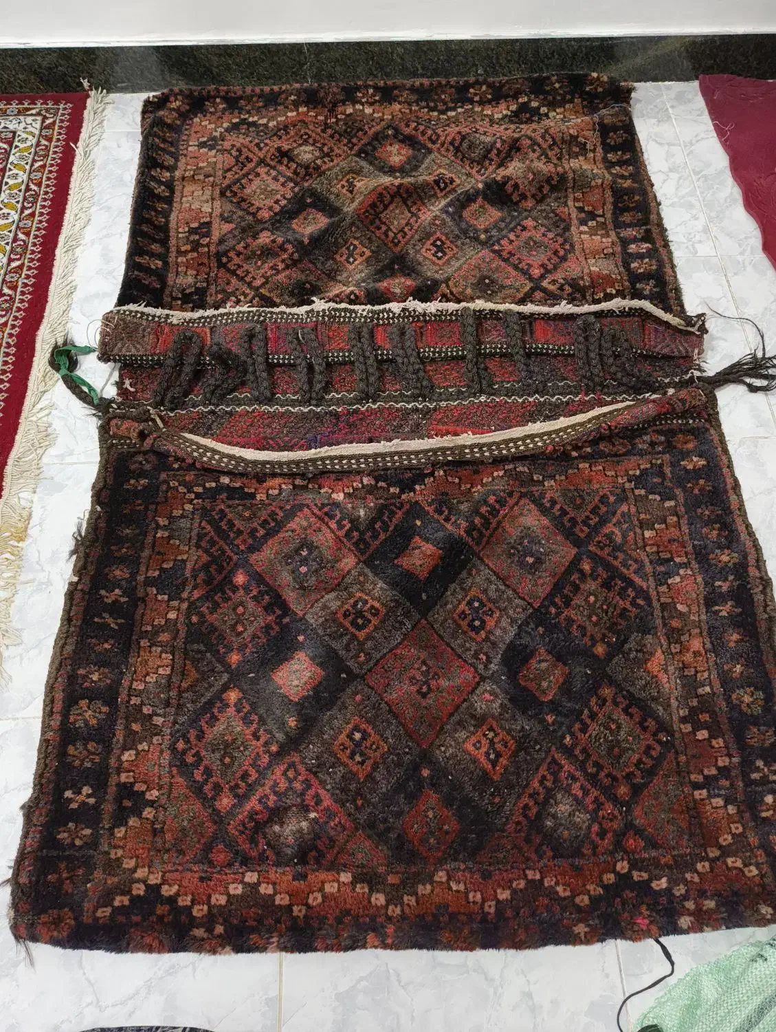 خورجین|گلیم، جاجیم، گبه|کرمانشاه, |دیوار