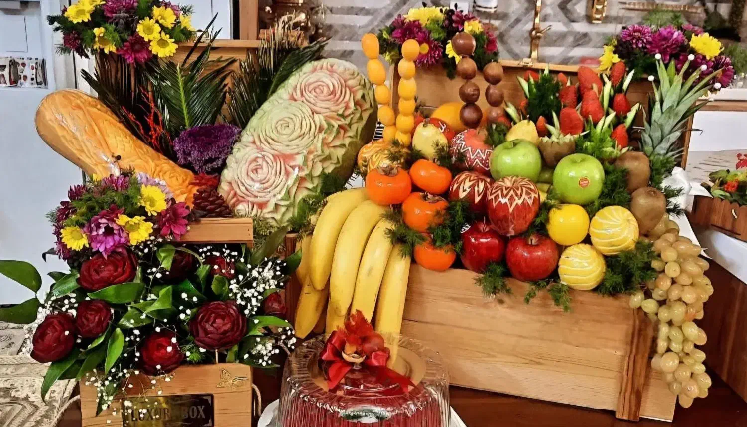 تزئینات یلدای عروس خانمها|خدمات پذیرایی، مراسم|قزوین, |دیوار