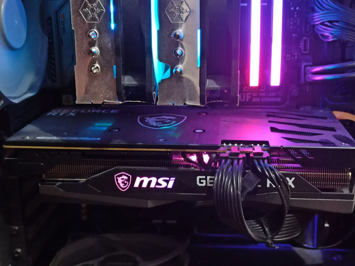 گرافیک 3060ti gaming x دو‌فنه|قطعات و لوازم جانبی رایانه|قم, پردیسان|دیوار