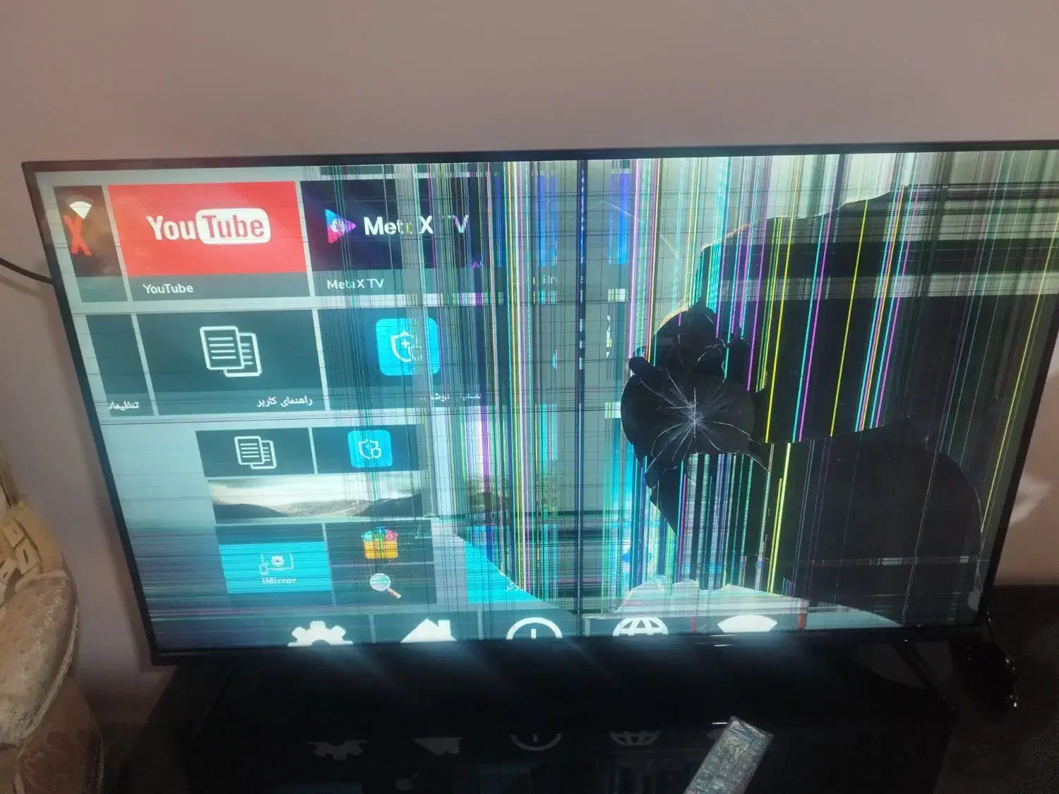 فروش تلویزیون ال ای دی شکسته|تلویزیون و پروژکتور|شاهرود, |دیوار