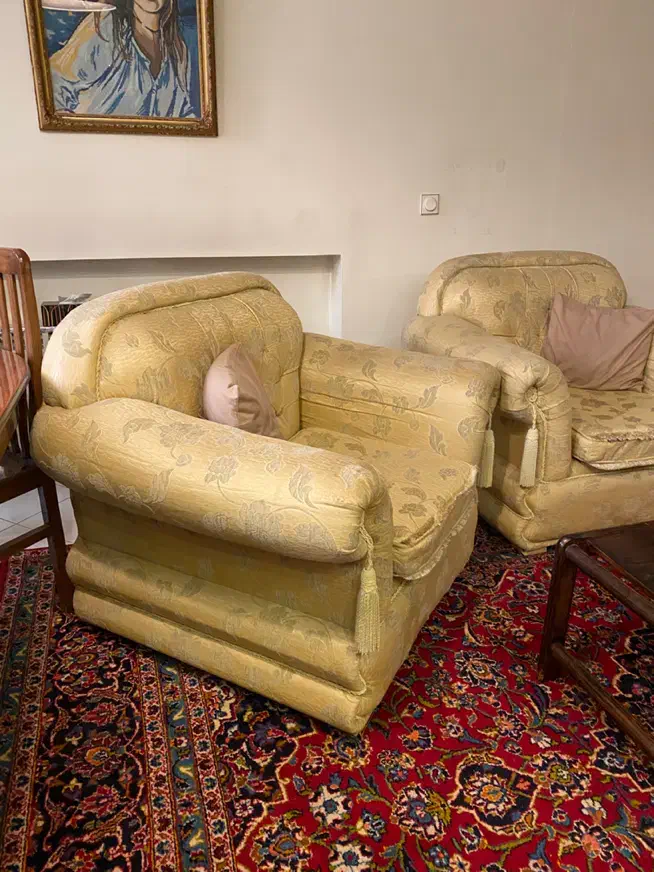 مبل هفت نفره راحتی تشک دوبل|مبلمان خانگی و میز عسلی|تهران, اقدسیه|دیوار