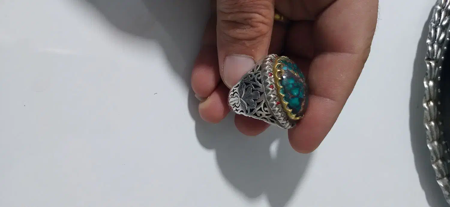 انگشتر فیروزه نیشابور|جواهرات|ساری, |دیوار