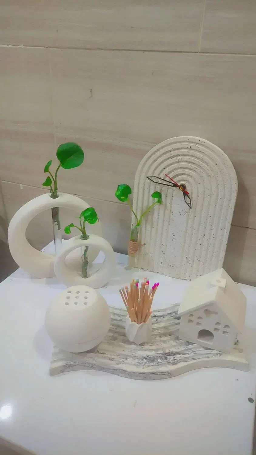 بیس خام ورنگ شده و قالب طلقی|صنایع دستی و سایر لوازم تزئینی|امیدیه, |دیوار