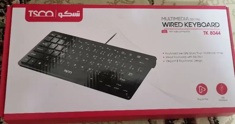 کیبرد تسکو TSCO TK8400|قطعات و لوازم جانبی رایانه|پردیس, فاز ۳|دیوار