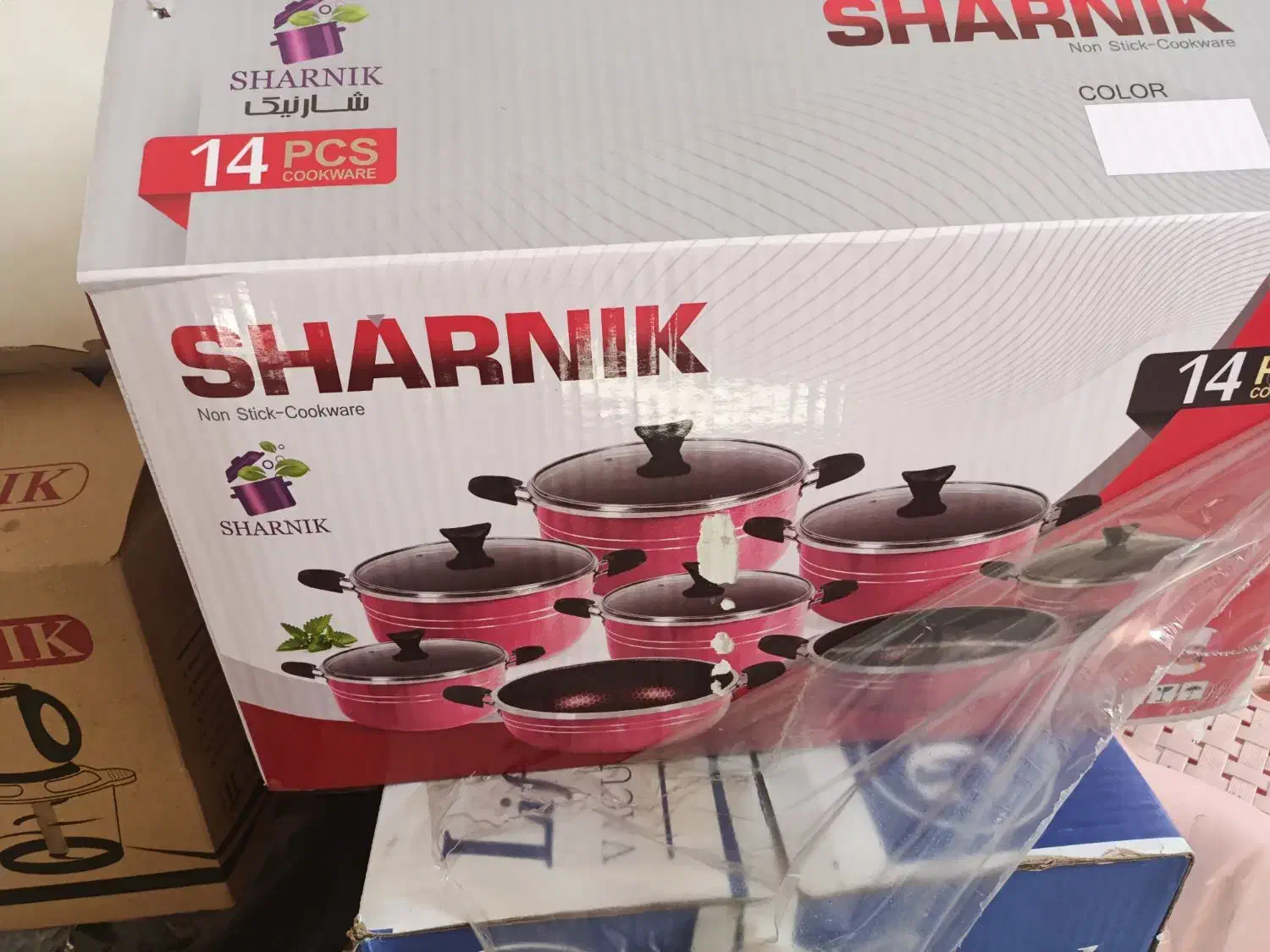 دوسرویس قابلمه 14پارچه8پارچه|ظروف پختوپز|بومهن, |دیوار