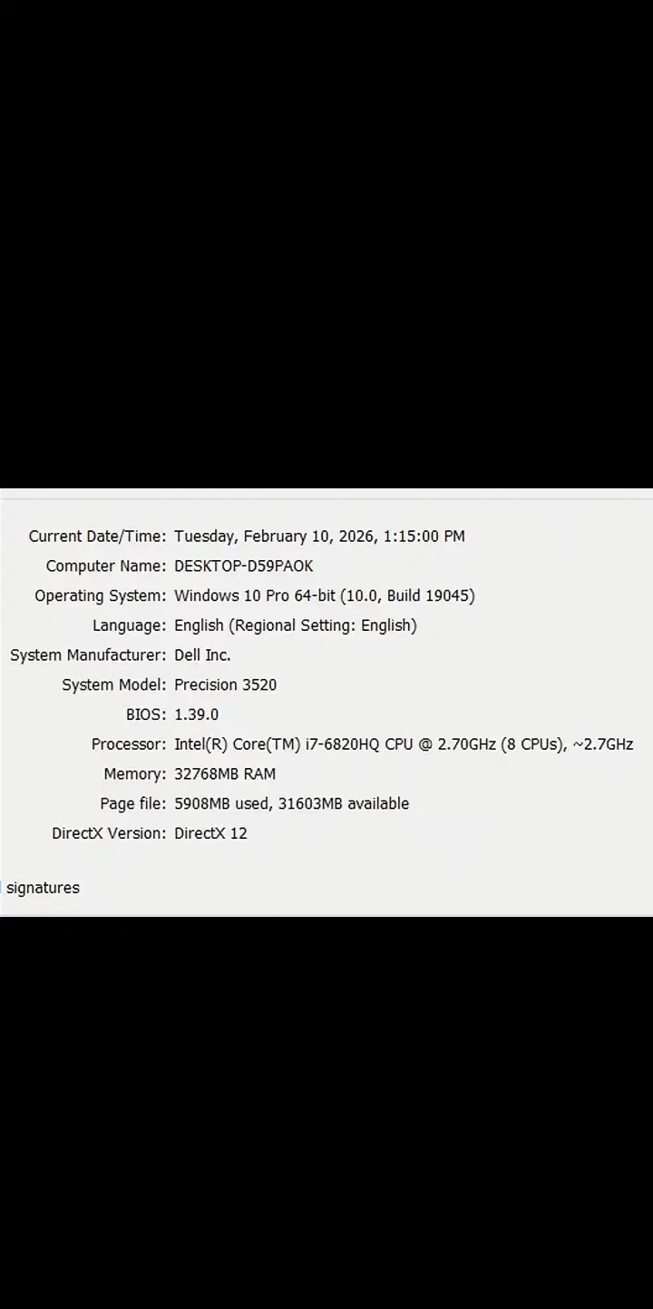 لپ‌تاپ Dell Precision 3520|رایانه همراه|تهران, بهار|دیوار