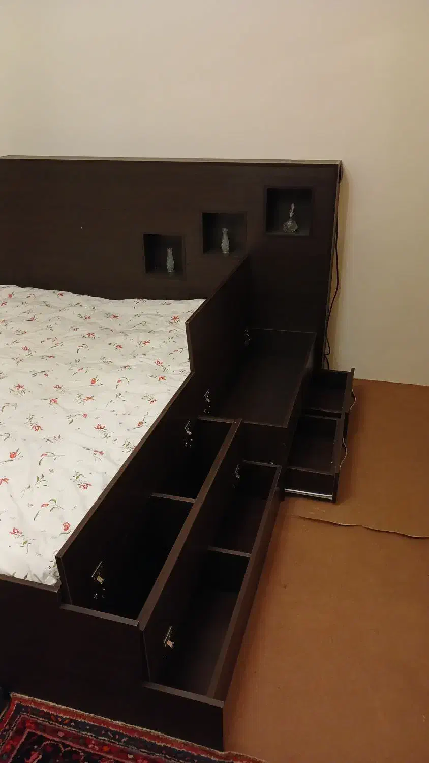 تخت خواب دو نفره اسپورت و شیک|تخت و سرویس خواب|کرمانشاه, |دیوار