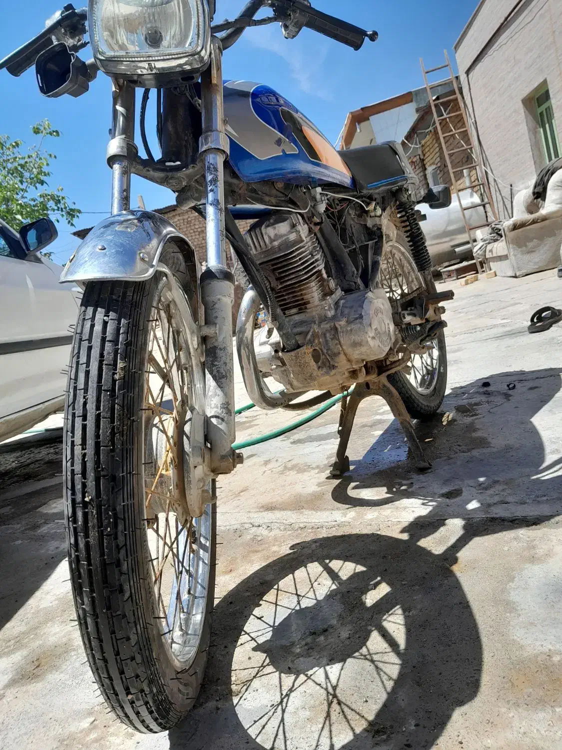 موتور 125مزایده|موتورسیکلت|شیروان (لرستان), |دیوار