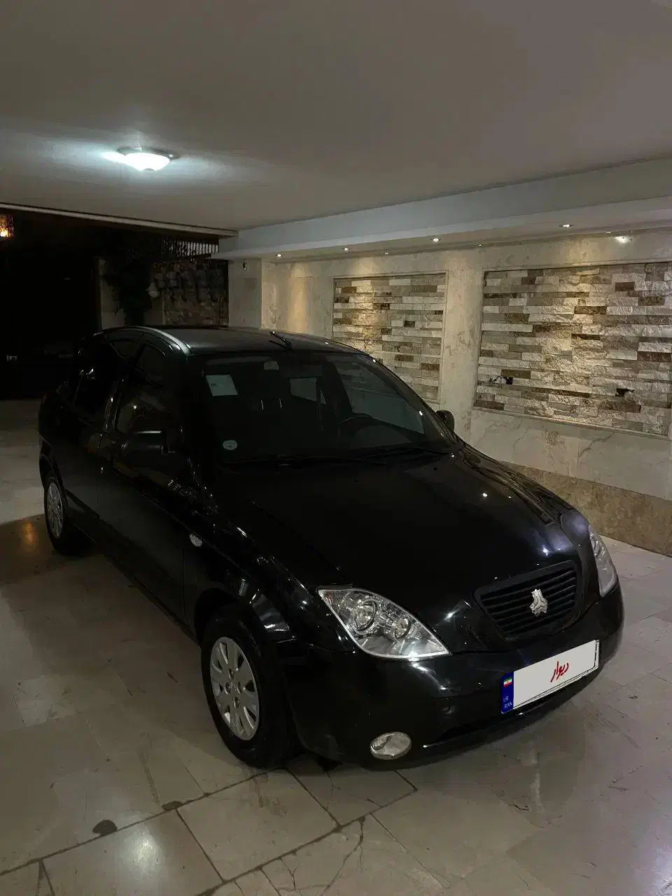 تیبا 2 مشکی|خودرو سواری و وانت|نیر (اردبیل), |دیوار