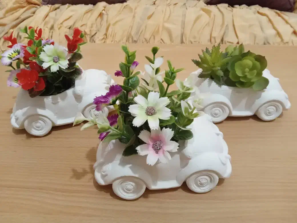 گلدان طرح ماشین|صنایع دستی و سایر لوازم تزئینی|آران و بیدگل, |دیوار