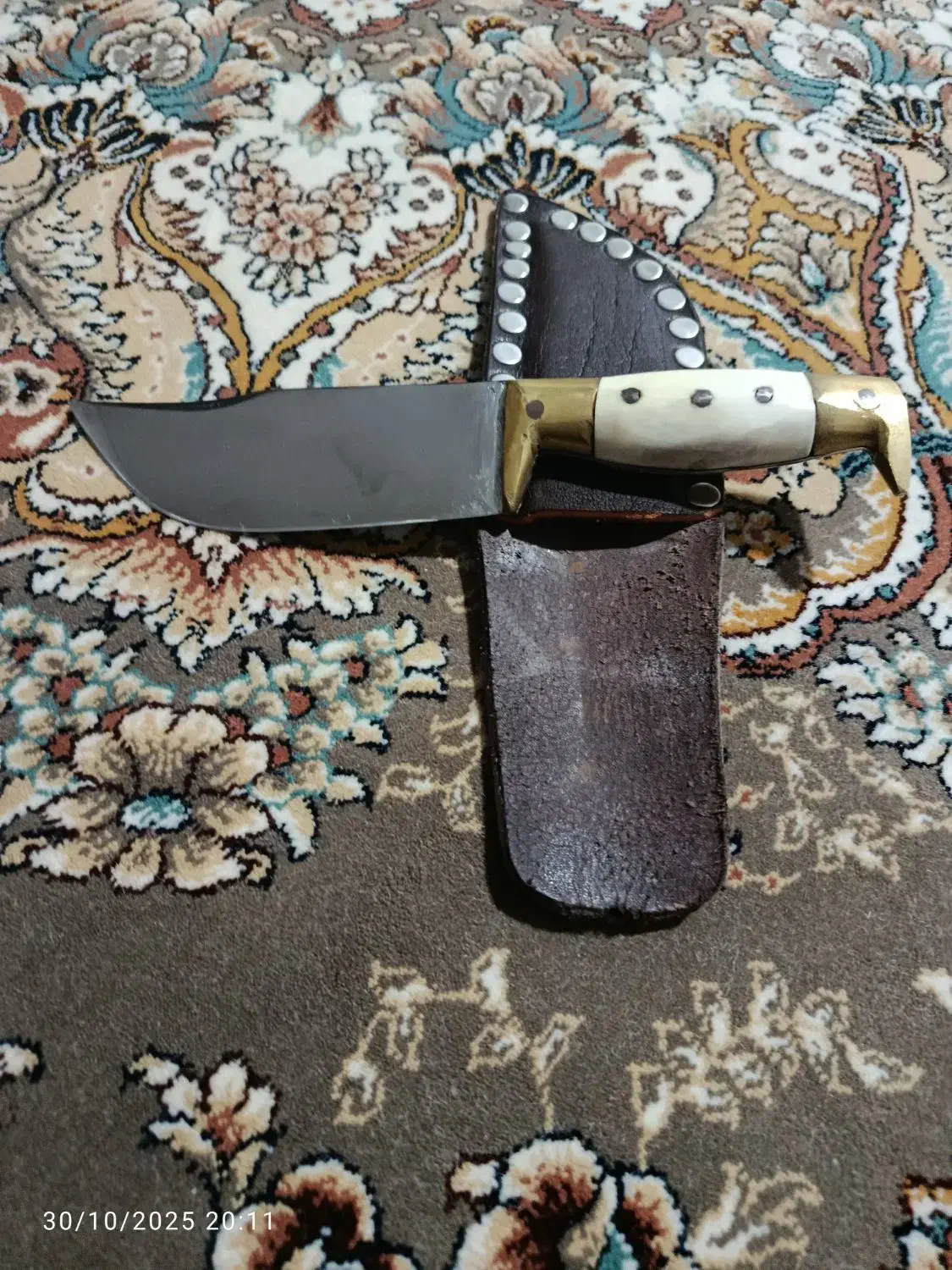 چاقو ترکمننی ۲۰ سانتی|کوهنوردی و کمپینگ|گمیشان, |دیوار