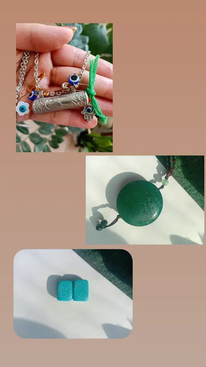 حرز یمانی با قاب نقره ، انواع حرز روی سنگ|زیورآلات و اکسسوری|تهران, جردن|دیوار