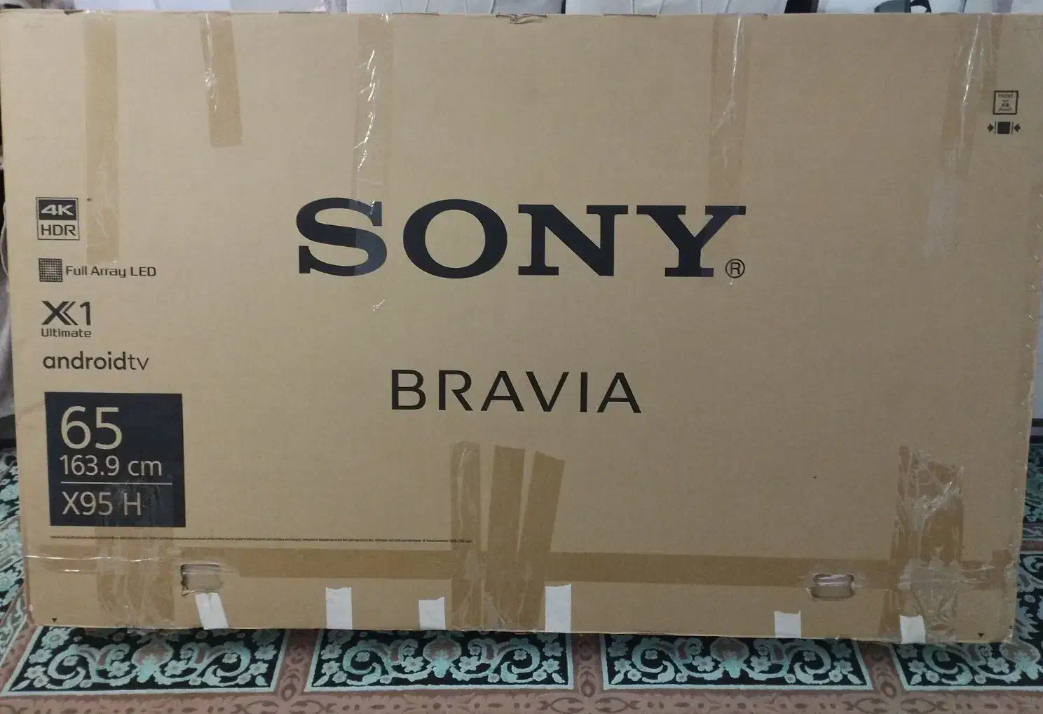 کارتون تلویزیون سونی ۶۵ اینچ|تلویزیون و پروژکتور|بوشهر, |دیوار