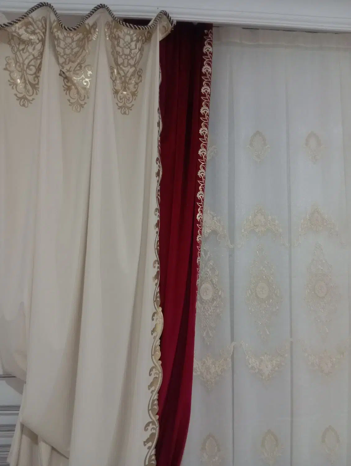 پرده پذیرایی|پرده، رانر، رومیزی|ملک‌آباد, |دیوار