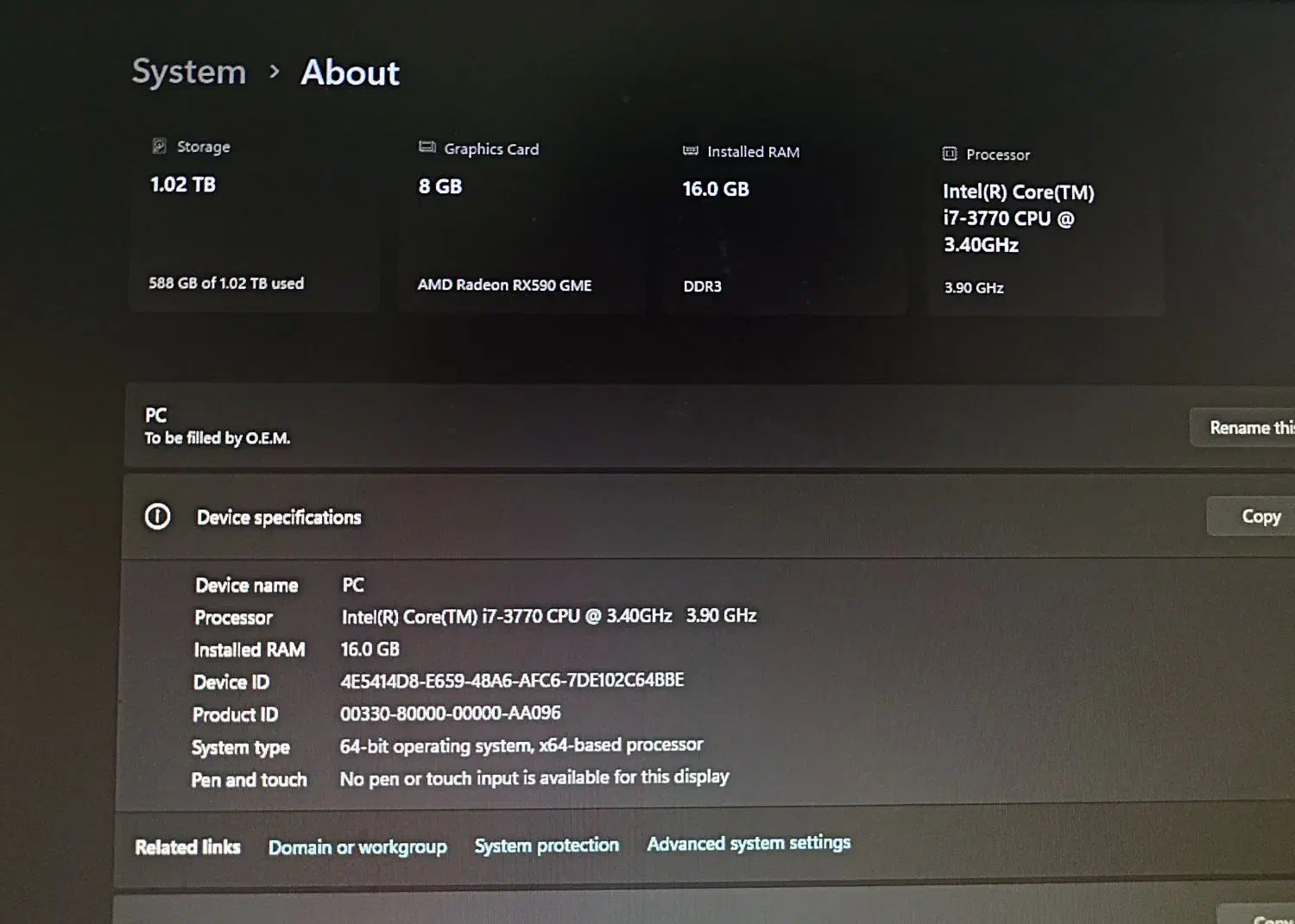 کیس گیمینگ قدرتمند با مانیتور و تمام لوازم|رایانه رومیزی|اردبیل, |دیوار