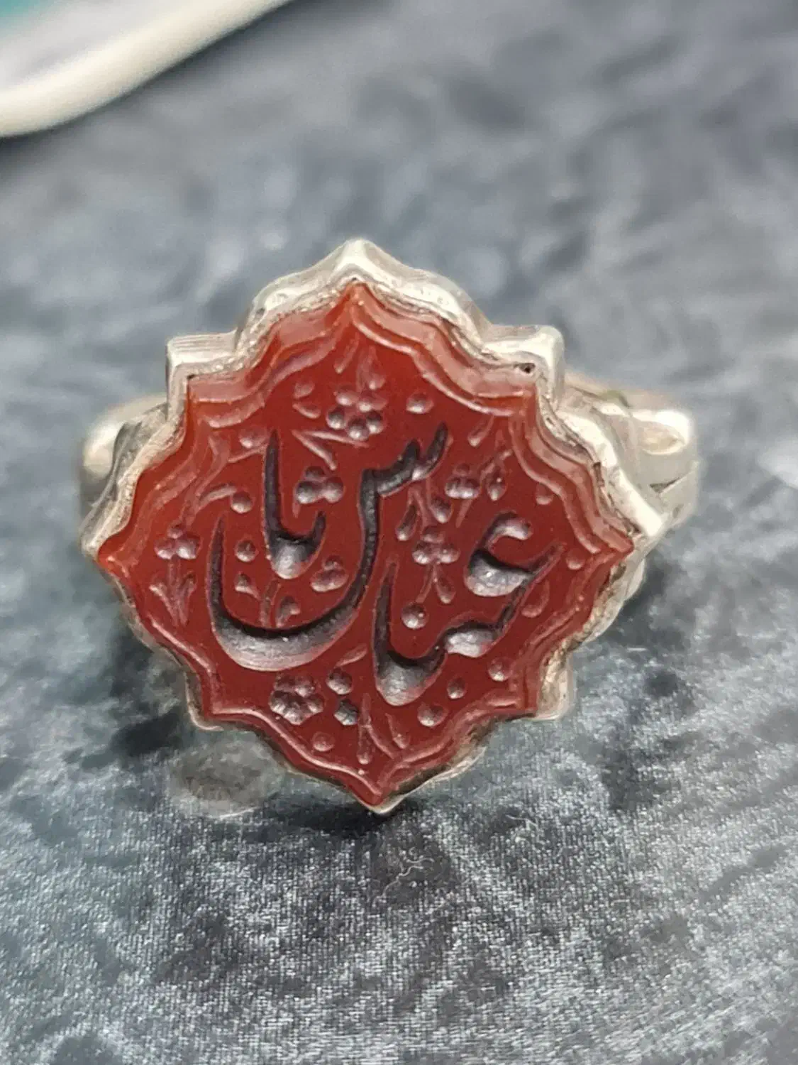 انگشتر نقره عقیق خراسان|جواهرات|آستانه اشرفیه, |دیوار