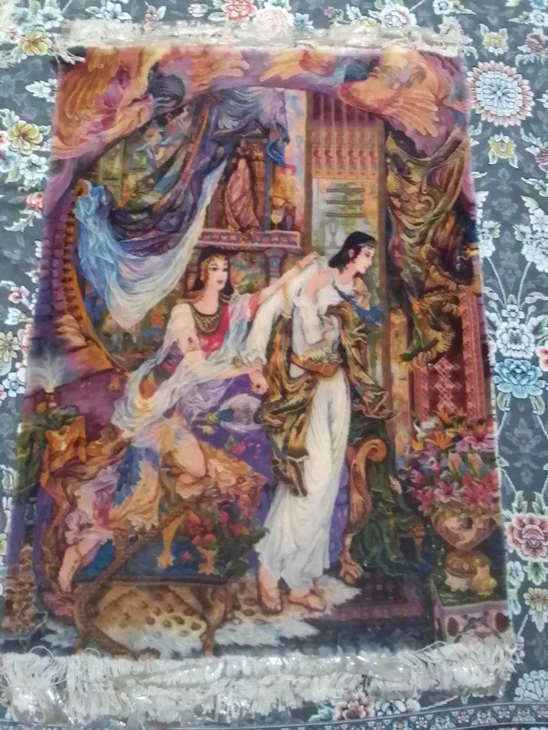 تابلو فرش دستبافت|تابلو فرش|رباط‌کریم, مسکن مهر آبشناسان|دیوار