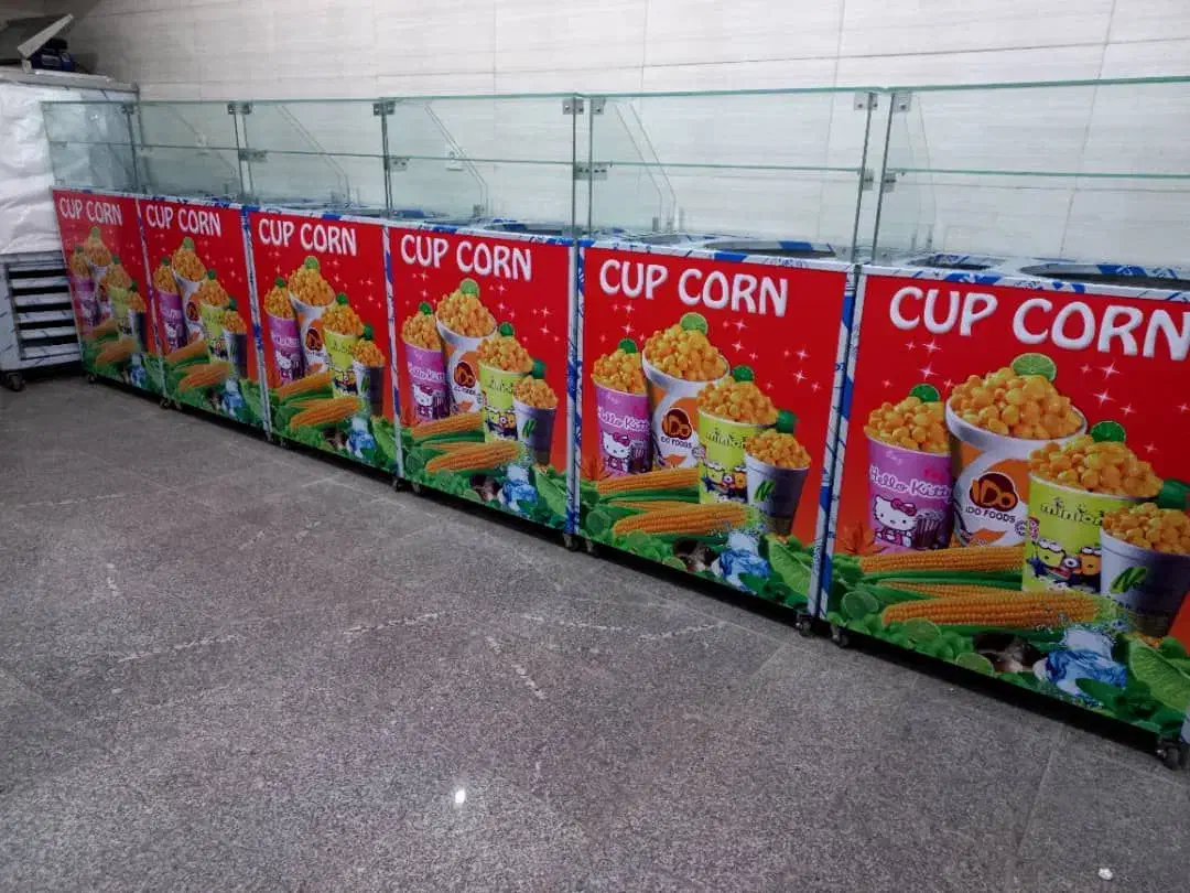 کانتر ذرت مکزیکی استیکردار مشکی قرمز|فروشگاه و مغازه|شیراز, ارم|دیوار