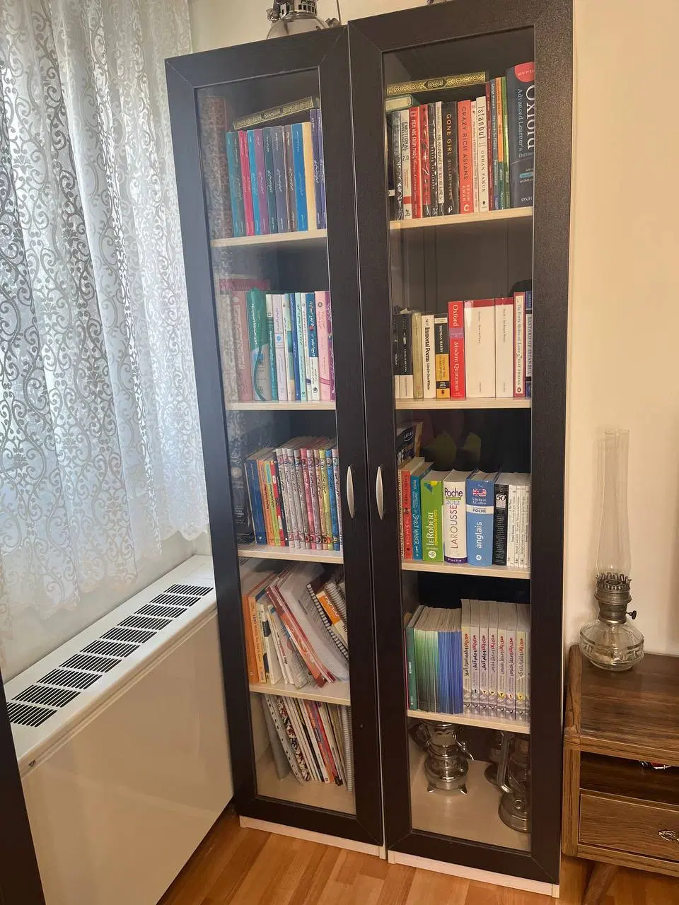 کتابخانه|کتابخانه، شلف، قفسه‌های دیواری|تهران, ایوانک|دیوار